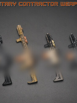 [สั่งจอง]Easy&Simple 1/6 : Private Mlitary Contractor Weapon Set D