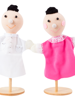 หุ่นมือเด็กไทย ชาย-หญิง ราคาไม่รวมที่ตั้งหุ่น ของเล่นเสริมพัฒนาการ ,ของเล่นเสริมทักษะ,ของเล่นเด็ก, สื่อการสอนอนุบาล