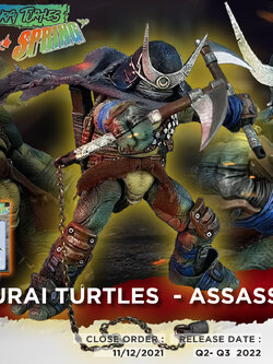 [สั่งจอง]Fury Toys 1/12 : Samurai Turtles Wave 1 Assassin Spring