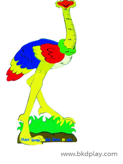 ที่วัดส่วนสูงโฟมอีวีเอวัดส่วนสูงนกกระจอกเทศ 3 ชิ้น ความสูง,วัดส่วนสูง,ที่วัดส่วนสูงเด็ก ของใช้โรงเรียน สื่อการสอน