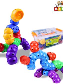 ตัวต่อยืดหยุ่นสีสดใส ตัวต่อ , ส่งเสริมการเรียนรู้ ,ของเล่นเสริมพัฒนาการ,ของเล่น , สื่อการสอน ,เสริมจินตนาการ