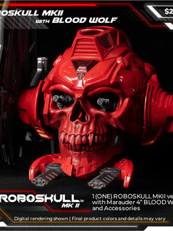 [สั่งจอง]ROBOSKULL MKII & 4" BLOOD WOLF PILOT