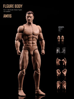 [สั่งจอง]ANT AM116 1/12 : Muscle Male Body