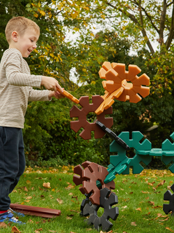 ตัวต่อวงล้อยักษ์ 20 ชิ้น บล็อคเกียร์ ตัวต่อใหญ่พลาสติกหนา โลโก้ยักษ์ ตัวต่อยักษ์ ของเล่นเด็ก ของเล่นเสริมพัฒนาการ ของเล่นสนามกลางแจ้ง สื่อการสอน พร้อมส่งในไทย