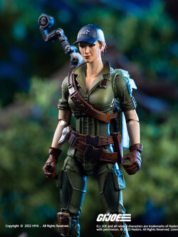 [สั่งจอง] HIYA Exquisite Mini Series 1/18 4" : G.I.Joe - Lady Jaye