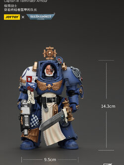 [พร้อมส่ง] Joytoy 1/18 : Captain in Terminator Armour- JT4980 : Ultramarines