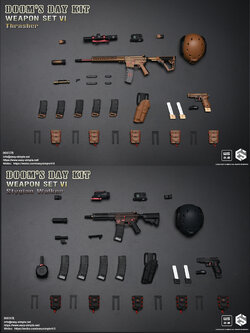 [สั่งจอง] Easy&Simple 06037 1/6 : Doom's Day Kit Weapon Set VI