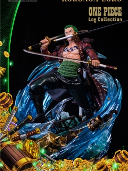 [สั่งจอง]Unique Art One Piece License Statue Log Collection Series 3 – Roronoa Zoro 1/4 Scale