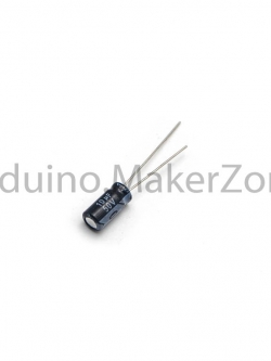Capacitor 10μF 50V. (Pack 10) ตัวเก็บประจุ 10 ไมโครฟารัด 50 โวลต์ (แพ็ค 10)