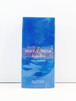 Light Blue Eau Intense For Women EDP 100ml กล่องซีล น้ำหอมแนวฟลอรัล-ฟรุตตี้สุดฮิตที่ปรับกลิ่นให้เข้มข้นขึ้นจากเวอร์ชันดั้งเดิม มอบความหอมสดชื่น เซ็กซี่นุ่มลึก ติดทนนานขึ้น