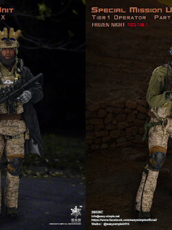 [สั่งจอง] Easy&Simple 26030C 1/6 Scale : Special Mission Unit Tier 1 Operat