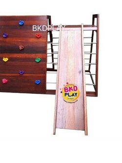 เครื่องเล่นสนามไม้ ชุดG ขนาดรวม310*200*140 ซม ปีนป่ายหน้าผาจำลอง ปีนป่ายไม้ เครื่องเล่นสนามกลางแจ้ง ไม้เนื้อแข็ง สั่งผลิต woodplayground