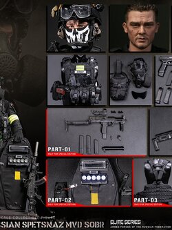 [พร้อมส่ง]DAMTOYS : 1/6 RUSSIAN SPETSNAZ MVD SOBR GRANIT- 78103S : SPECIAL EDITION