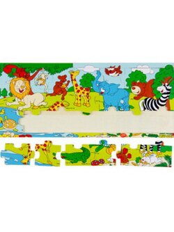 จิ๊กซอว์สัตว์ป่ า 21 ชิ้น,ของเล่นไม้,จิ๊กซอว์,สัตว์ป่า,ตัวต่อ,ของเล่นเสริมทักษะการเรียนรู้, ของเล่นเสริมพัฒนาการเด็กอนุบาล, สื่อการสอนปฐมวัย, พร้อมส่ง