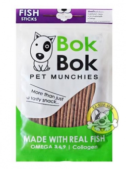 Shark Stick สติ๊กนิ่มเนื้อปลาล้วน Bok Bok แพค 150 กรัม