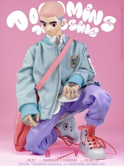 [พร้อมส่ง] YUANXINGSHI Studio x FOURHOURS 1/6 Costume Set - JC-008 : Dopamine