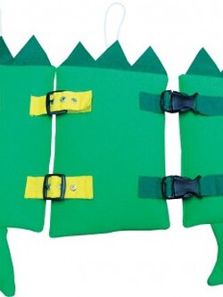 จระเข้ฟันแหลมแถมแต่งตัวยาว 90 เซนติเมตร , ของเล่นเสริมพัฒนาการ, ของเล่น,ของเล่น,สื่อการสอน, กลัดกระดุม