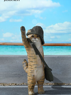 [สั่งจอง] HEADCREST H2404 : Cat with Wooden Grain 7.0