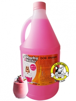แชมพูสุนัข กลิ่นโยเกิร์ต เกรดพรีเมี่ยม ขวดใหญ่ Muchy Muchy 3000 ml.