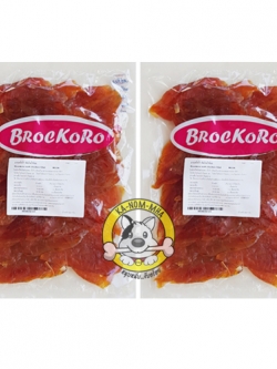 สันในไก่แท้อบนิ่ม BrocKoro 400g x2แพค