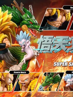 [สั่งจอง]Monster Studio : Gotenks Super Saiyan-JIN3 resin statue [Standard /DX Ver.]
