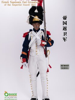 [สั่งจอง]QORANGE QOTOYS 1/6 - QOM-1031 1/6 French Napoleonic Foot Grenadiers of the Imperial Guard 1812