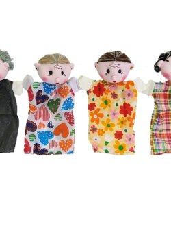 01328 หุ่นกระบอกมือ ปู่ ย่า ตา ยาย ชุดใหญ่ ของเล่นเสริมทักษะ,ของเล่นเด็ก, สื่อการสอนอนุบาล