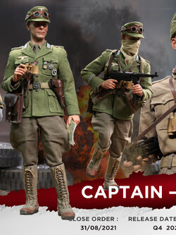 [สั่งจอง]DID D80151 1/6 : WW2 German Afrika Korps Infantry Captain – Wilhem