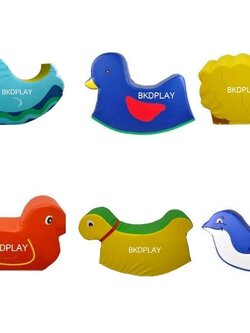 โยกเยกนุ่มนิ่ม ลายสัตว์ (ราคาต่อ 1 ตัว) , โยกเยกสัตว์นุ่มนิ่ม โซฟาเด็ก, เบาะนุ่มนิ่ม, soft play, indoor playground ,ของเล่น