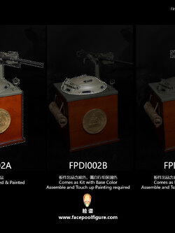 [สั่งจอง]Facepoolfigure FPDI002 1/6 : Sherman Commander Cupola Display Stand