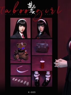 [สั่งจอง] JKTOYS K-005 1/6 : Taboo girl Tomie cosplay