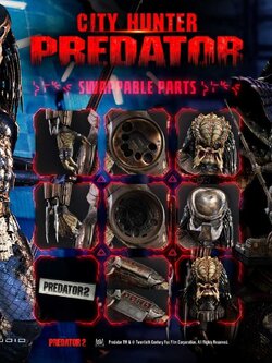 [สั่งจอง] Prime 1 Studio MMPR-02 1/3 : City Hunter Predator (Predator 2)
