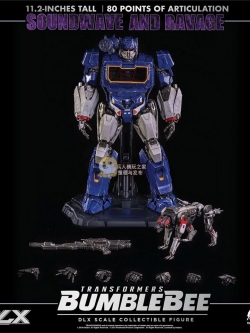 [สั่งจอง]THREEZERO x HASBRO 3Z0160 Transformers DLX Collectible Series: SOUNDWAVE AND RAVAGE