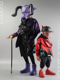[สั่งจอง]J.T. Studio 1/6 : BULL & BULL JR (Red Kid) set