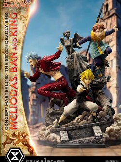 [สั่งจอง]Prime 1 Studio : Meliodas, Ban, and King (The Seven Deadly Sins)