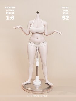 [สั่งจอง]PRIME DOLL TOYS (PDTOYS) 1/6 : movable platinum silicone female body
