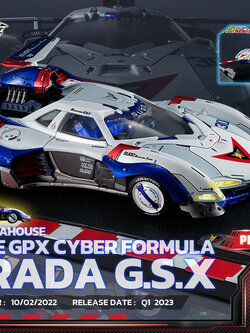 [สั่งจอง] Threezero x Megahouse 1/18 : FUTURE GPX CYBER FORMULA ASURADA G.S.X