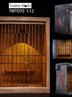 [สั่งจอง]TWTOYS TW1919 Prison Scene Lightable Metal Railing