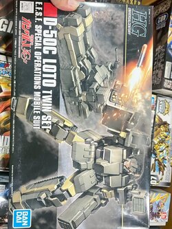 BANDAI GUNPLA HIGH GRADE UNIVERSAL CENTURY HGUC HG 1/144 LOTO TWIN SET