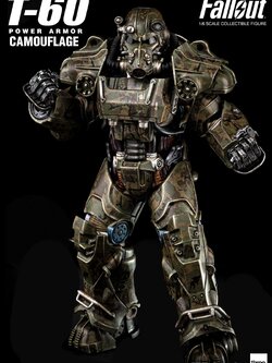 [สั่งจอง]ThreeZero 3Z0178 1/6 : Fallout - T‐60 Camouflage Power Armor
