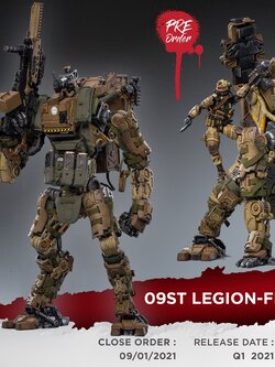 [สั่งจอง] JOYTOY JT0609 1/18 : 09st Legion-FEAR (Assault)