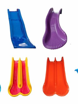 อะไหล่รางสไลเดอร์ สไลเดอร์ไฟเบอร์กลาส กระดานลื่นพลาสติก รางตรง รางคู่ แบบวนเกลียวโปเต้ สั่งทำตามสีได้ ความยาว200 220 300 ซม.