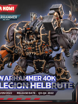 [สั่งจอง] JOYTOY JT2504 1/18 : Black Legion Helbrute