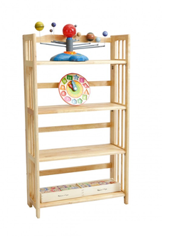 ชั้นวางสิ่งของหนูน้อย 4 ชั้น , ชั้นวางของเล่น,ชั้นวางตุ๊กา ,ชั้นไม้,เฟอร์นิเจอร์เด็ก ,พร้อมส่ง