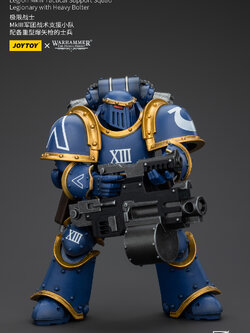 [พร้อมส่ง] "Joy toy 1/18 Ultramarines - Legion MKIII Tactical Squad -- JT00119 : Legion MKIII Tactical Support Squad Legionary with Heavy Bolter"