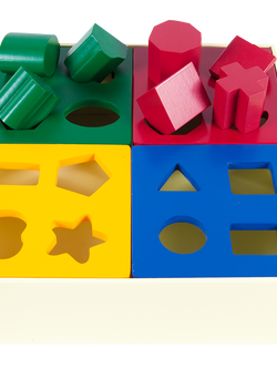 กล่องหยอดบล็อก รูปทรง-สี , ของเล่นไม้, ของเล่นเสริมพัฒนาการ, ของเล่นเด็กอนุบาล, สื่อการสอนเด็กอนุบาล วัสดุและสี ปลอดภัยต่อเด็ก มีมาตรฐาน มอก. ตามที่ สพฐ. กำหนด