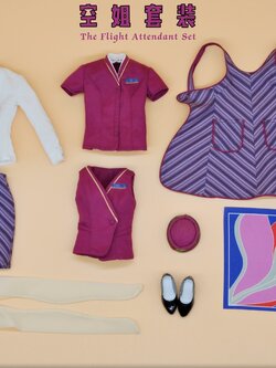 [สั่งจอง] CUKE TOYS MA-024 1/6 : N Flight Attendant Suit