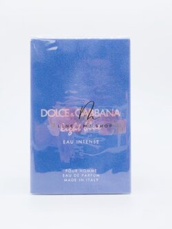 Light Blue Eau Intense Pour Homme EDP 100ml กล่องซีล น้ำหอมเวอร์ชันเข้มข้นของกลิ่น Light Blue อันโด่งดังที่ให้ความสดชื่น เซ็กซี่ และมั่นใจ