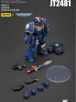 [พร้อมส่ง]Joy Toy 1/18 : Ultramarines - JT2481 : Primaris Lieutenant Erastus