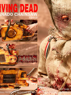 [สั่งจอง]Hot Heart FD013 1/6 : Ganado Chainsaw (Old and Bloodily Version）